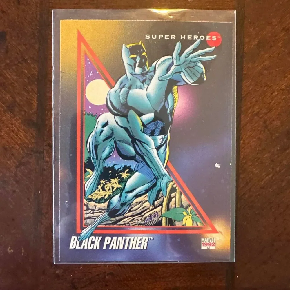 Vintage 1992 Black Panther Marvel Universe Trading Card #23